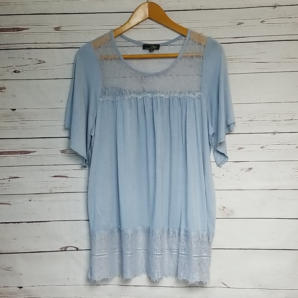 Dusty blue tunic